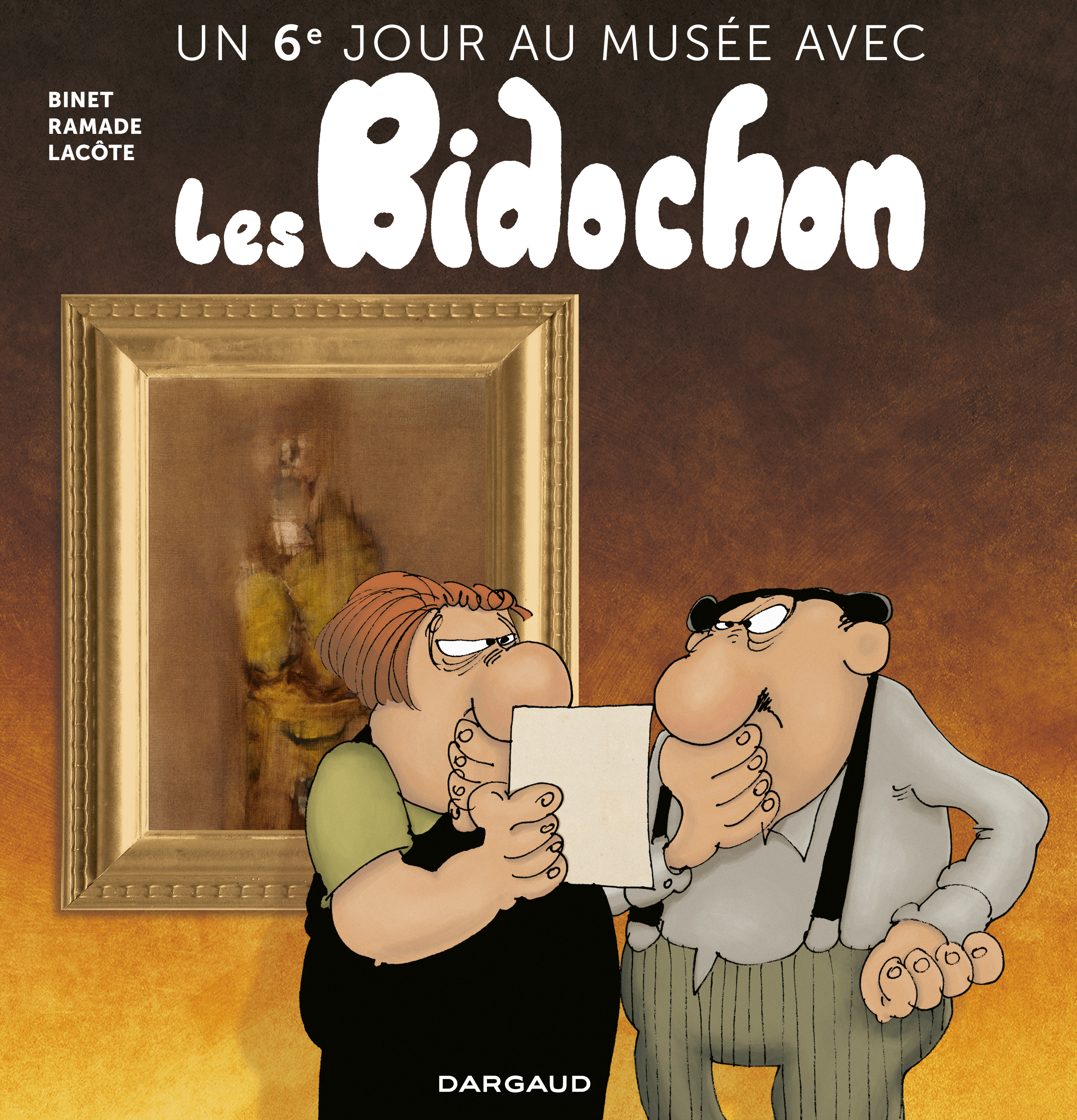 Un sixième jour au musée avec les Bidochon - couv