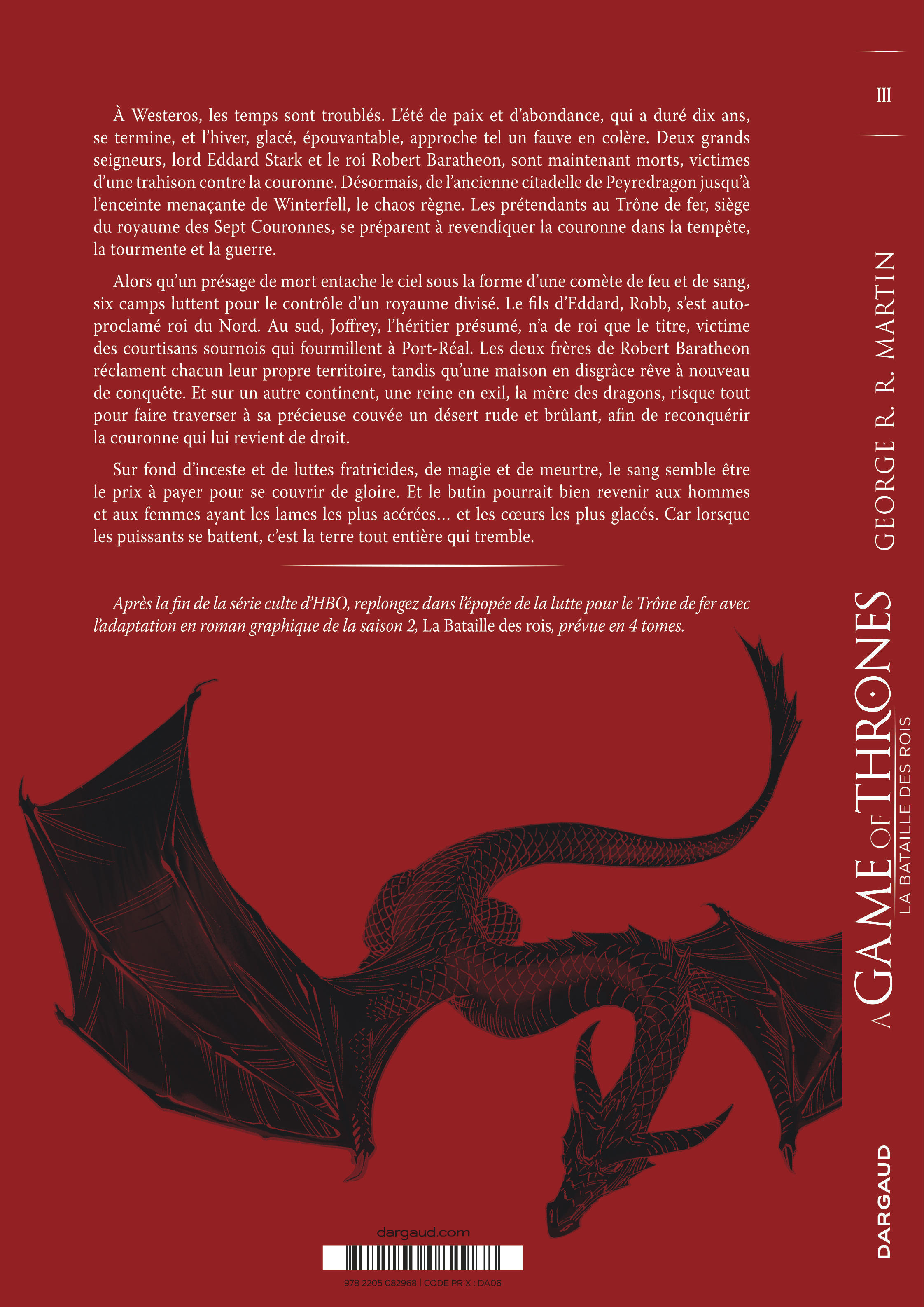A game of thrones - La bataille des rois - Tome 3 - 4eme