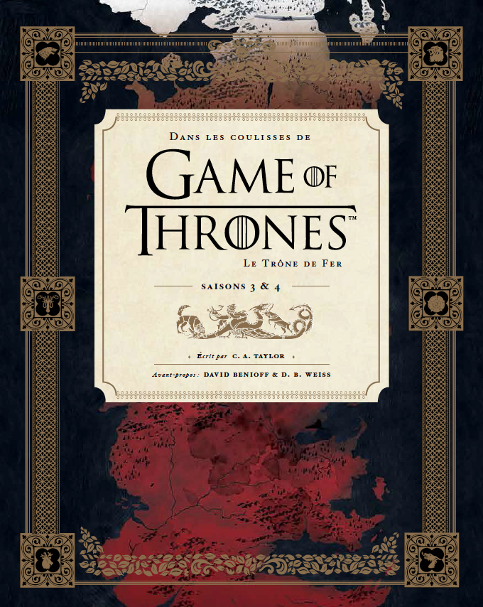 Dans les coulisses de Game of thrones : Vol. 2 : Saisons 3 et 4 - couv
