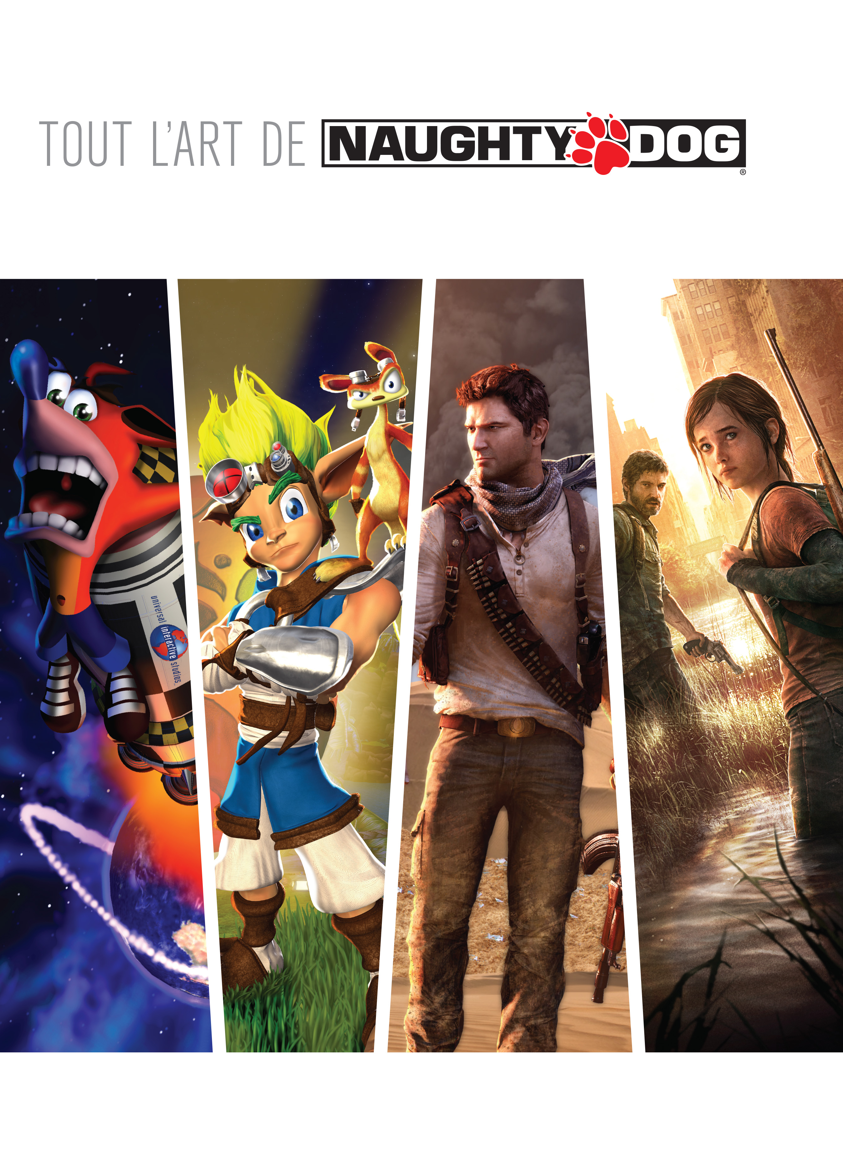 Tout l'art de Naughty Dog - couv