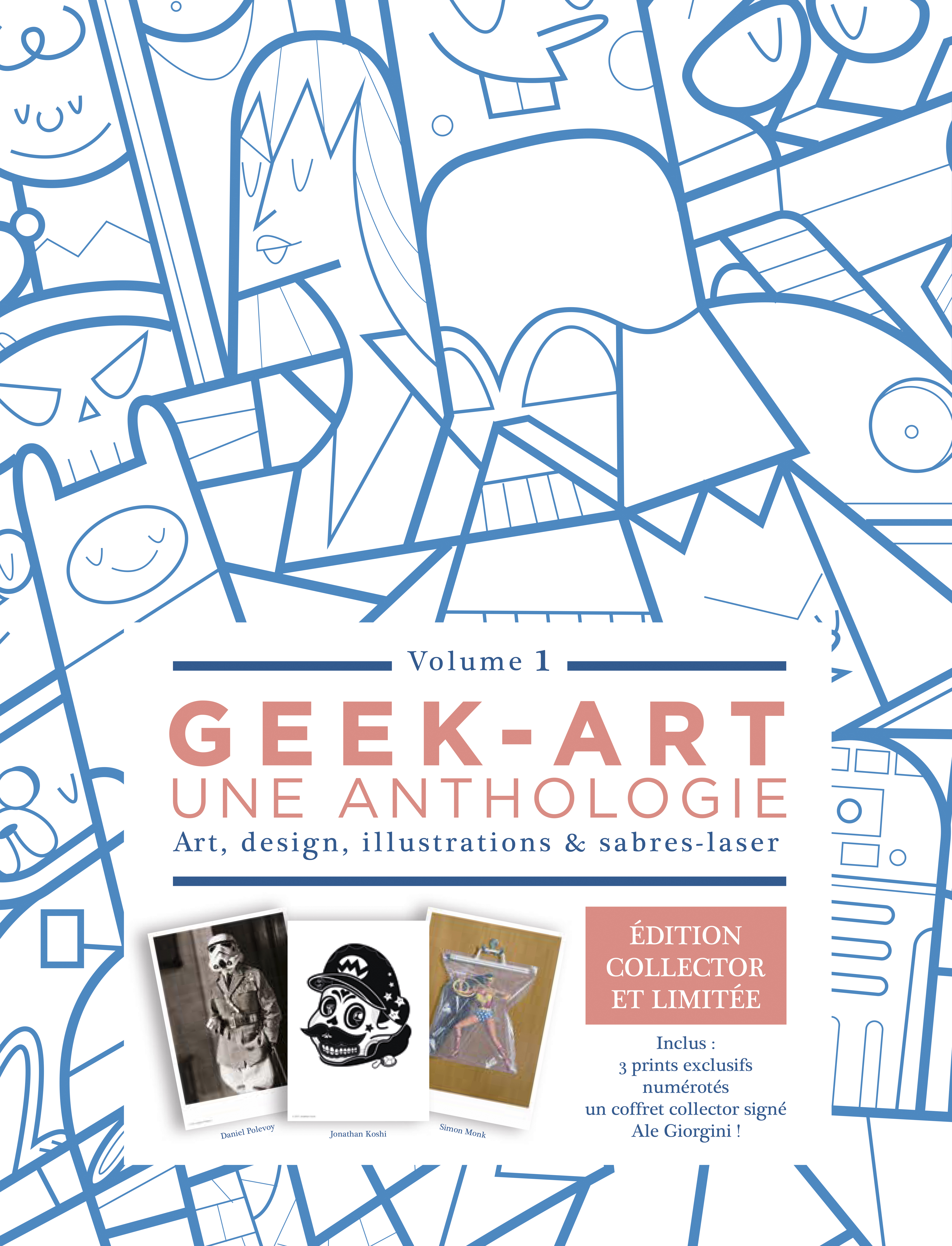 Coffret Geek-Art une anthologie vol.1 - couv
