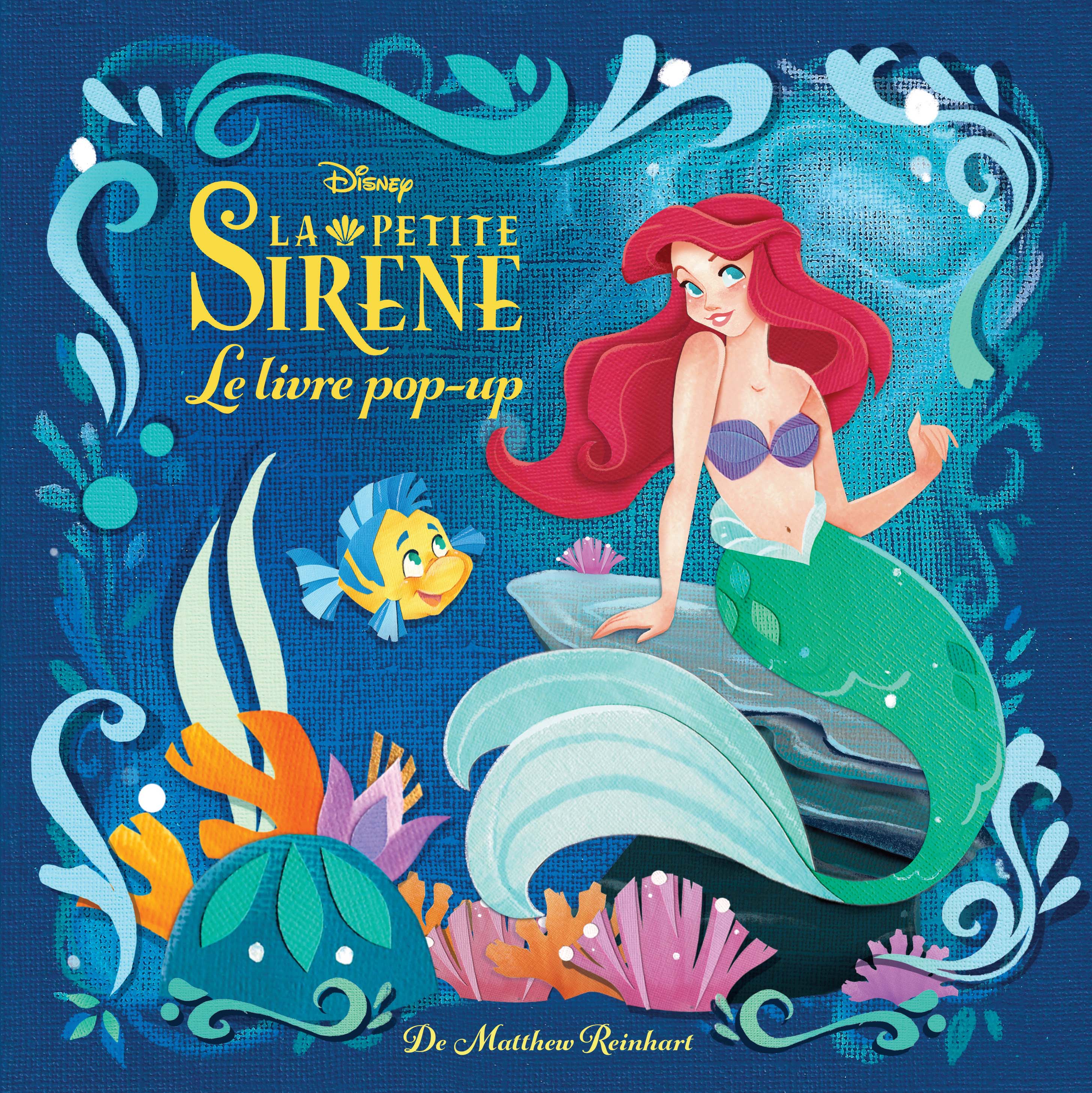 Disney : La Petite Sirène, le pop-up enchanté - couv