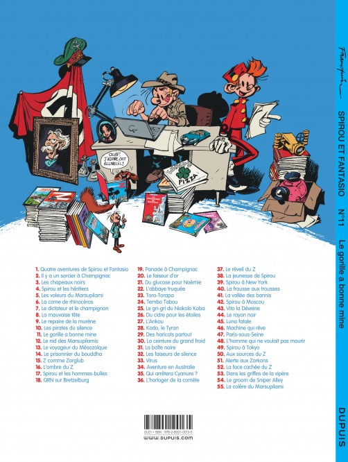 Spirou et Fantasio – Tome 11 – Le gorille a bonne mine - 4eme