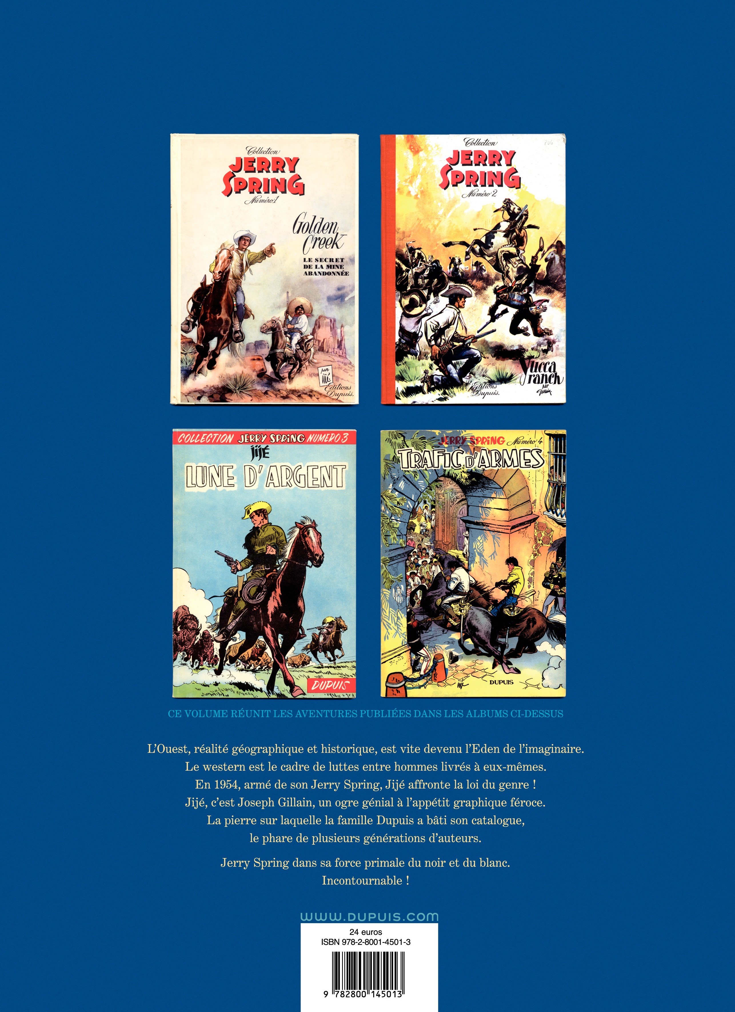 Jerry Spring - L'intégrale - Tome 1 - 4eme