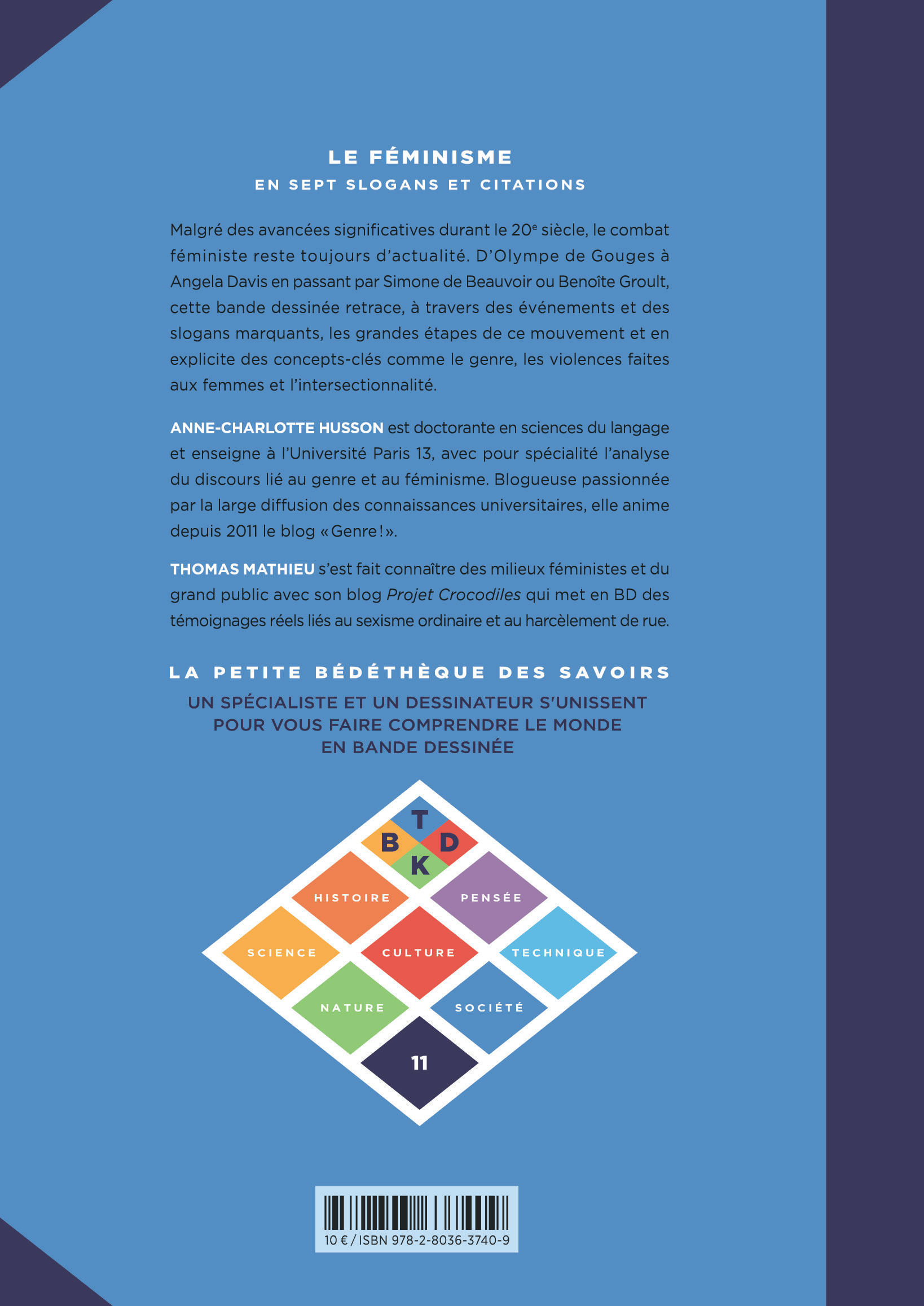 Le Féminisme. En 7 slogans et citations. - 4eme