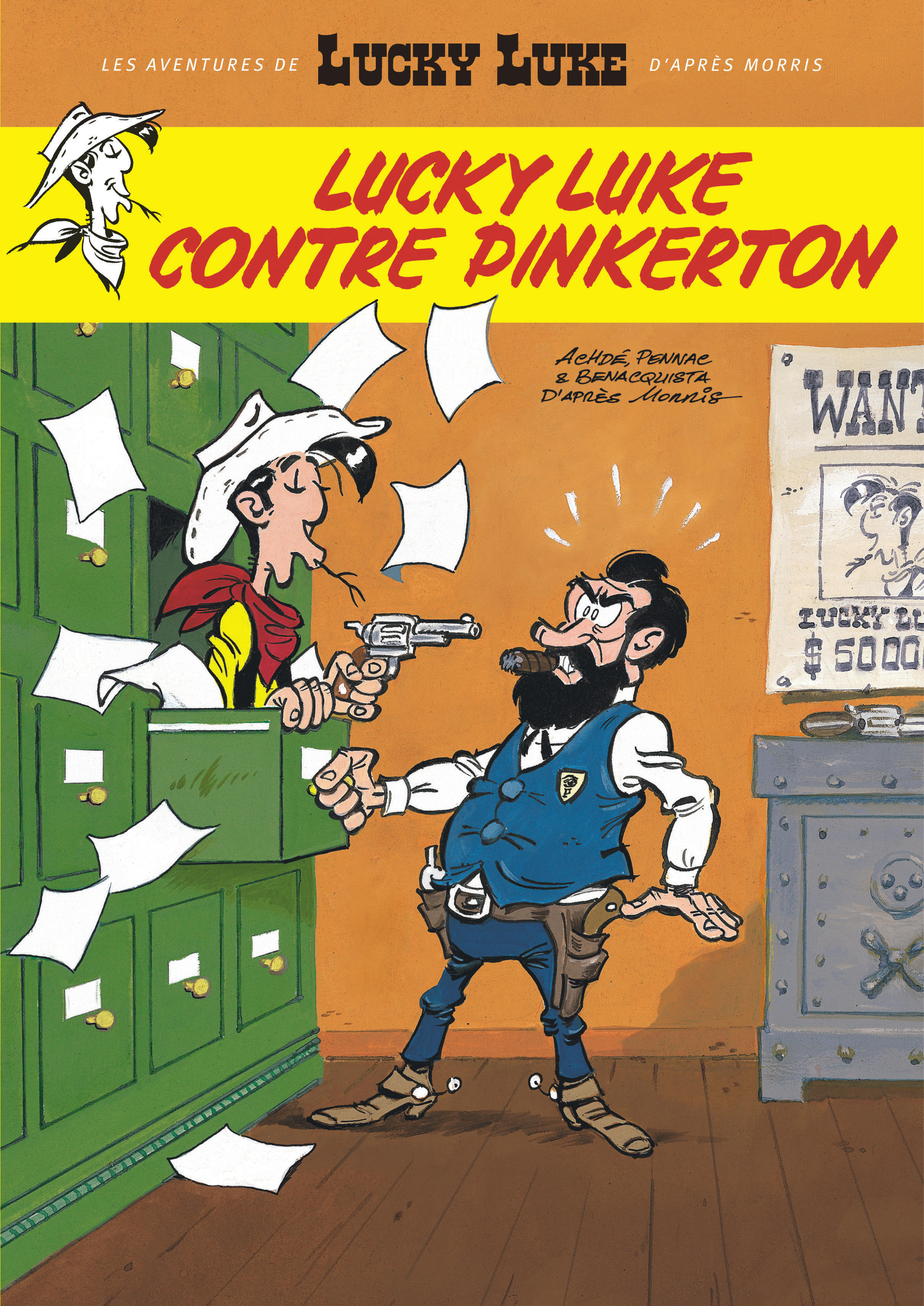 Lucky Luke contre Pinkerton - couv
