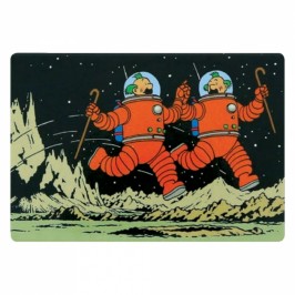 Magnet Lune Tintin - Dupondt