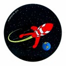 Magnet Lune Tintin - Fusée - principal