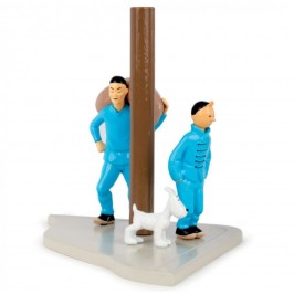 Figurine métal Tintin en extrême orient