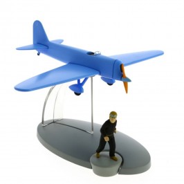 Avion Tintin N°43-L'Avion monoplace bleu
