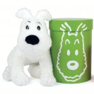 Peluche Milou souple, 37 cm + boîte verte - principal