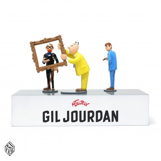 Figurine Pixi Gil Jourdan Popaïne et vieux tableau - principal