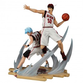 Figurine Tetsuya Kuroko & Taiga Kagami - Version maillot blanc