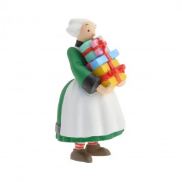 Figurine PVC Bécassine et le cadeau