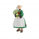 Figurine PVC Bécassine avec un bouquet de fleurs - principal
