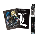 DEATH NOTE - 2 posters - L & Light, L, Misa et les Shinigami - principal