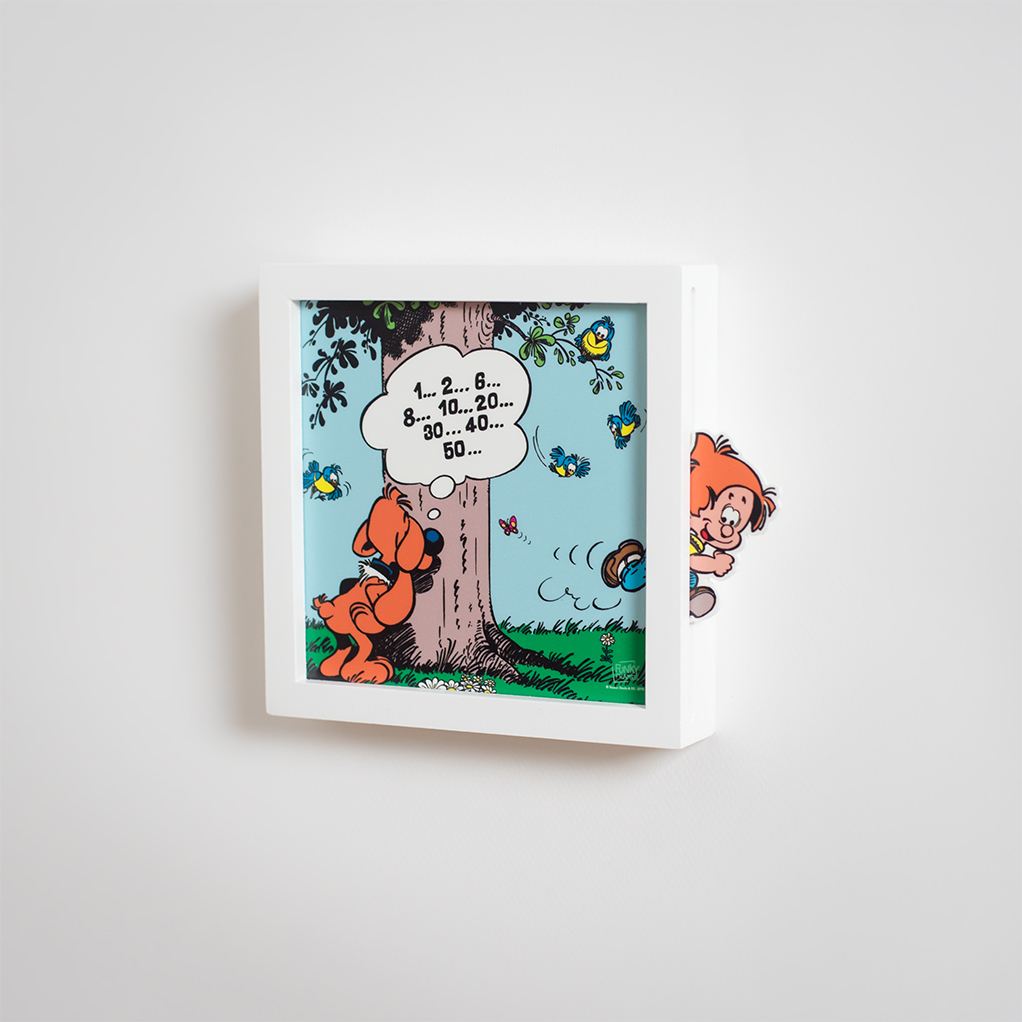 Funky Frames mini Boule et Bill - cache-cache - blanc - principal