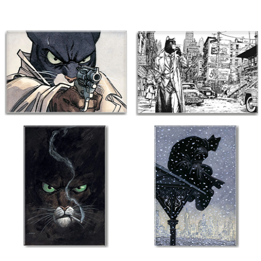 Pack Magnet Blacksad - Black & White - principal