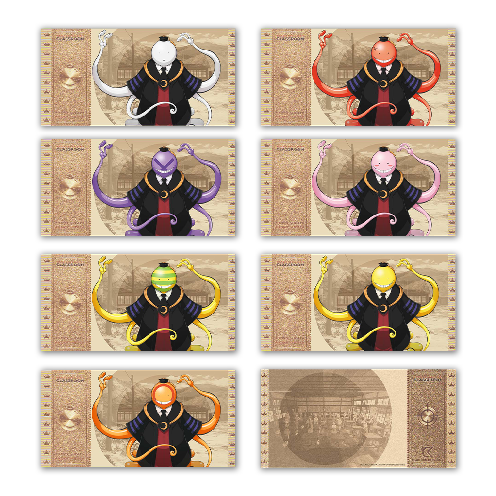 Pack Assassination Classroom - 7 tickets d'or - principal