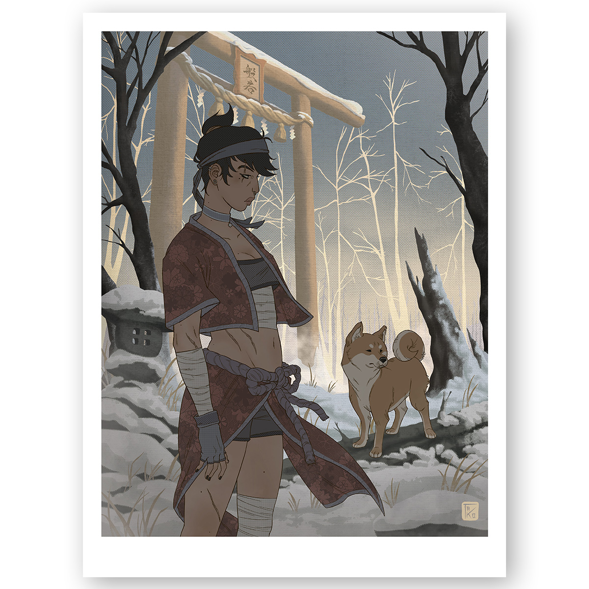 Digigraphie David Tako, Samuretto, Mugichan no torii - principal