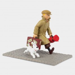 Figurine Tintin et Milou, Ils arrivent
