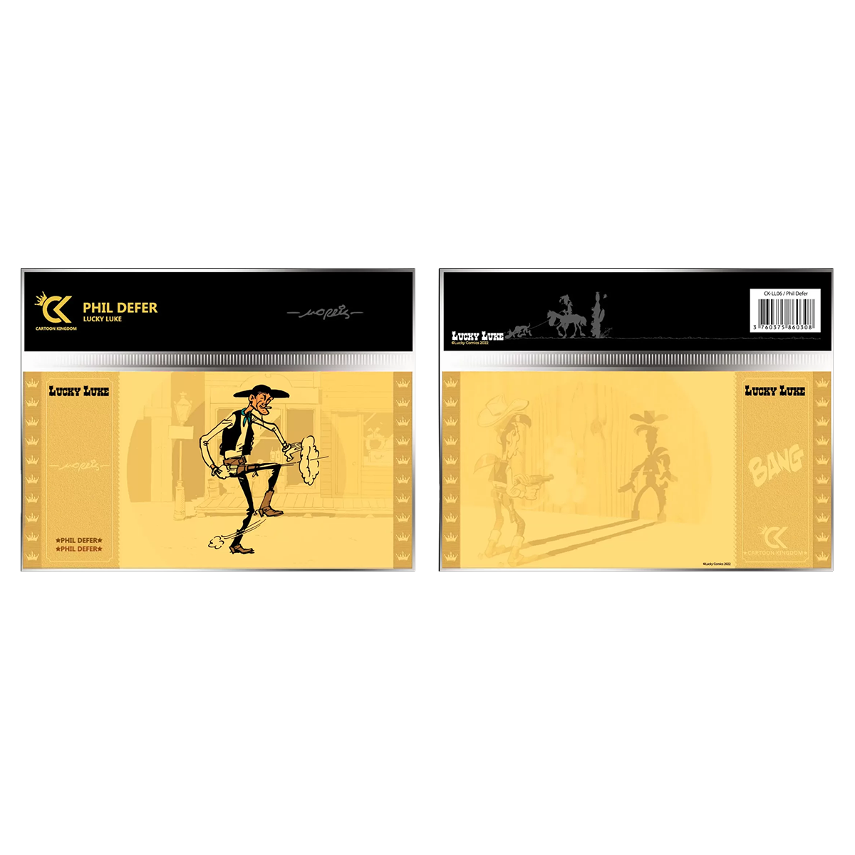 Ticket d'or Lucky Luke - Phil Defer - principal