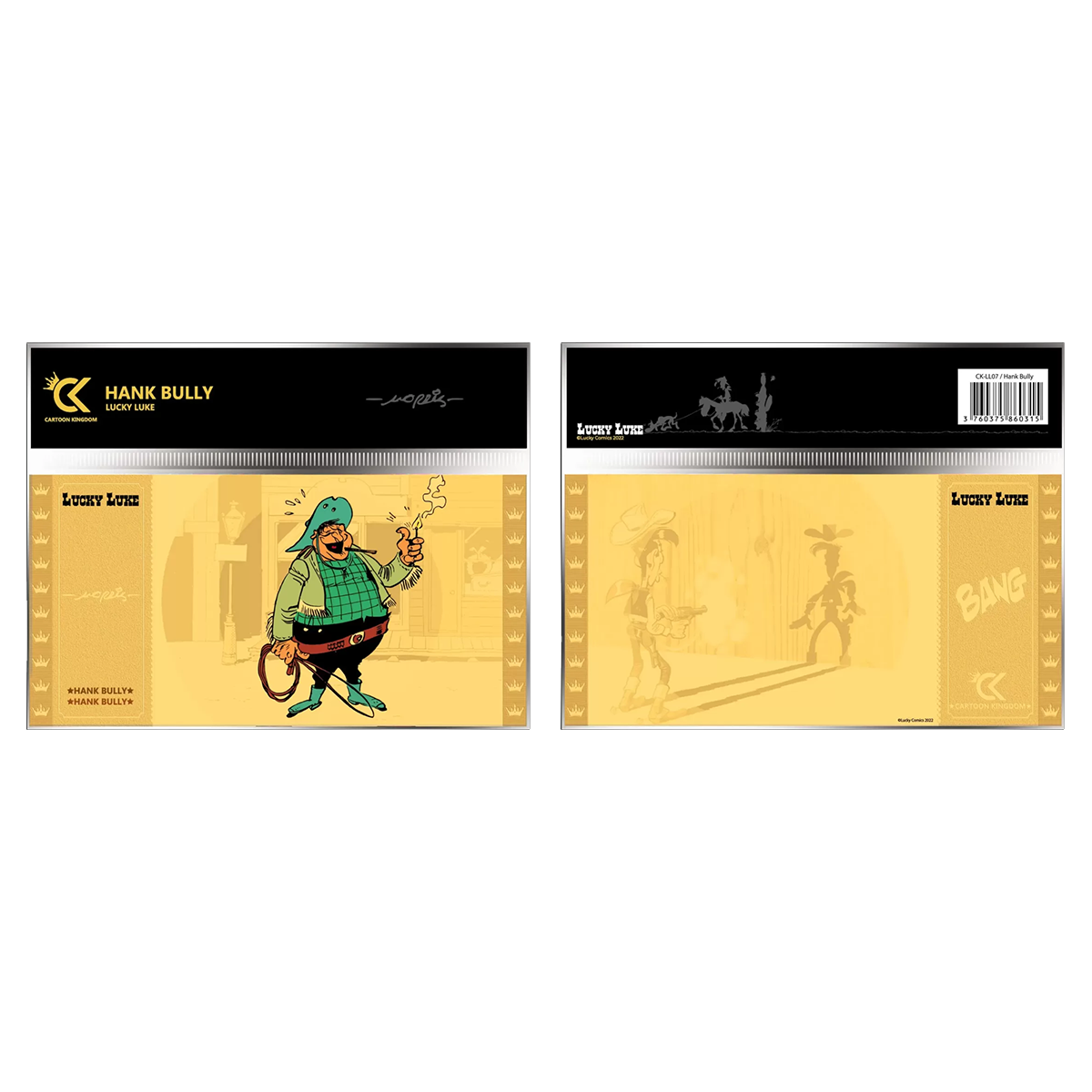 Ticket d'or Lucky Luke - Hank Bully - principal