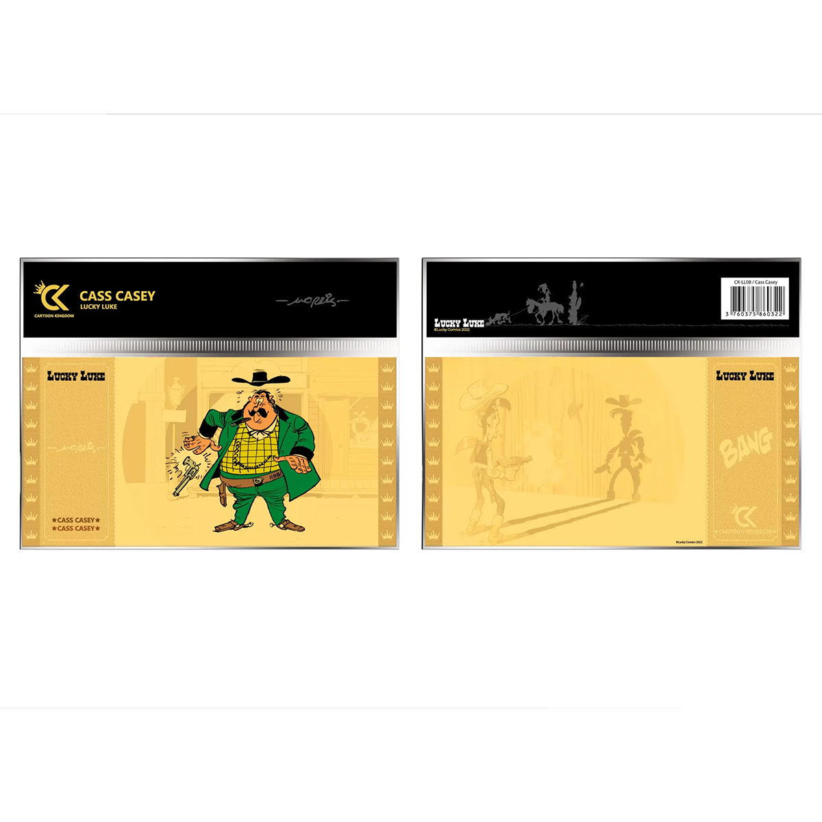 Ticket d'or Lucky Luke - Cass Casey - principal