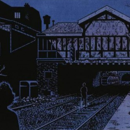 Sérigraphie Le Cas David Zimmerman - La Gare - principal