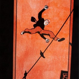 Sérigraphie - Le Saut - Piero Macola