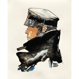Estampe pigmentaire - Dedicated to Corto Maltese - Hugo Pratt