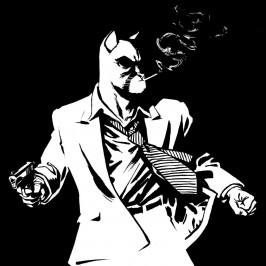 Sérigraphie Blacksad - En action - édition 25 ans