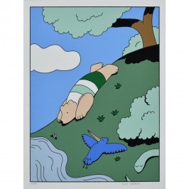 Sérigraphie Contempler