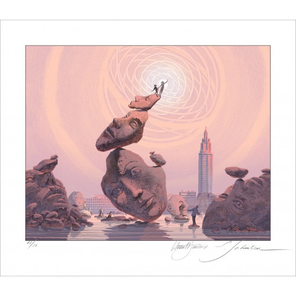 Digigraphie Schuiten - Sur les épaules des géants (2025) - principal