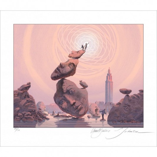 Digigraphie Schuiten - Sur les épaules des géants (2025) - principal
