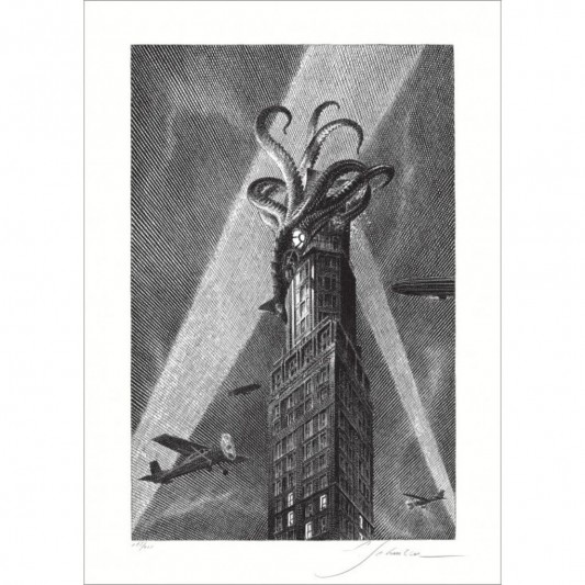 Tirage Offset Schuiten - Le retour du Capitaine Nemo - Tour Perret - principal
