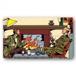 Tableau Blake et Mortimer 6 - Cheminée