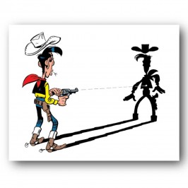 Tableau Lucky Luke 2 - L'homme qui tire plus vite...