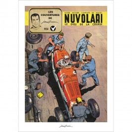 Affiche Jean Graton - 70 ans Michel Vaillant 1954 - n°2