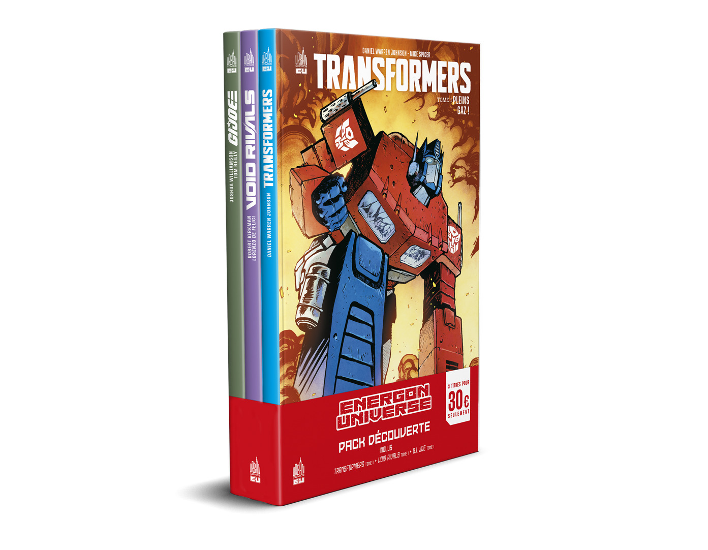 Pack Découverte Energon :Transformers T1 / Void Rivals T1/ GI Joe T1 - principal