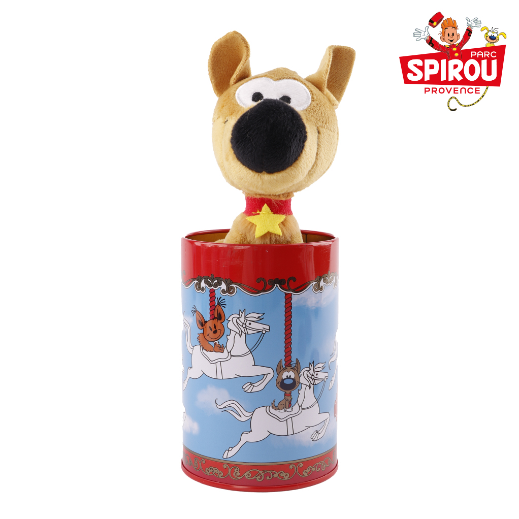 Parc Spirou - Peluche dans sa cannette Rantanplan - principal