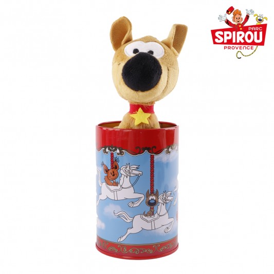 Parc Spirou - Peluche dans sa cannette Rantanplan - principal