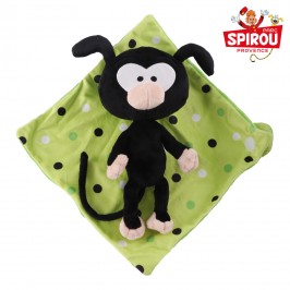 Parc Spirou - Peluche dans sa couverture Bobo