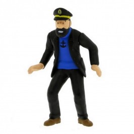 Figurine PVC Haddock au rallye 9 cm