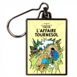 Porte-clés métal - Album Affaire Tournesol