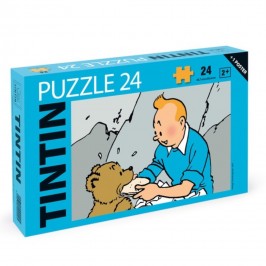 Puzzle Tintin - Tintin et l'ourson - 24 pièces + 1 poster