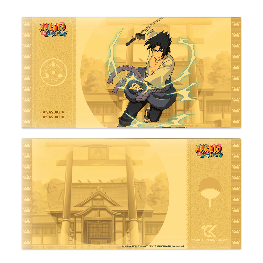 Ticket d'or Naruto Shippuden - Sasuke - principal