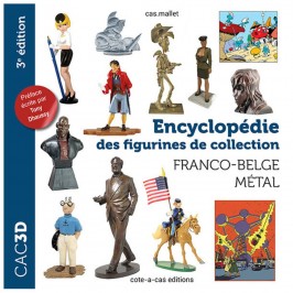 Beaux Livres - CAC3D Franco-Belge Métal 3e édition -  Encyclopédie des figurines en métal sur l'univers de la Bande Dessinée