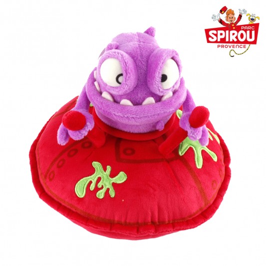Parc Spirou - Peluche Blork dans sa soucoupe - secondaire-1