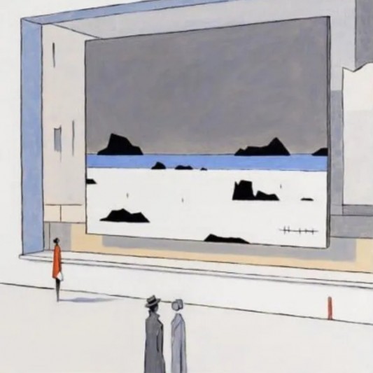 Digigraphie - Sunny Winter Day - François Avril - secondaire-2